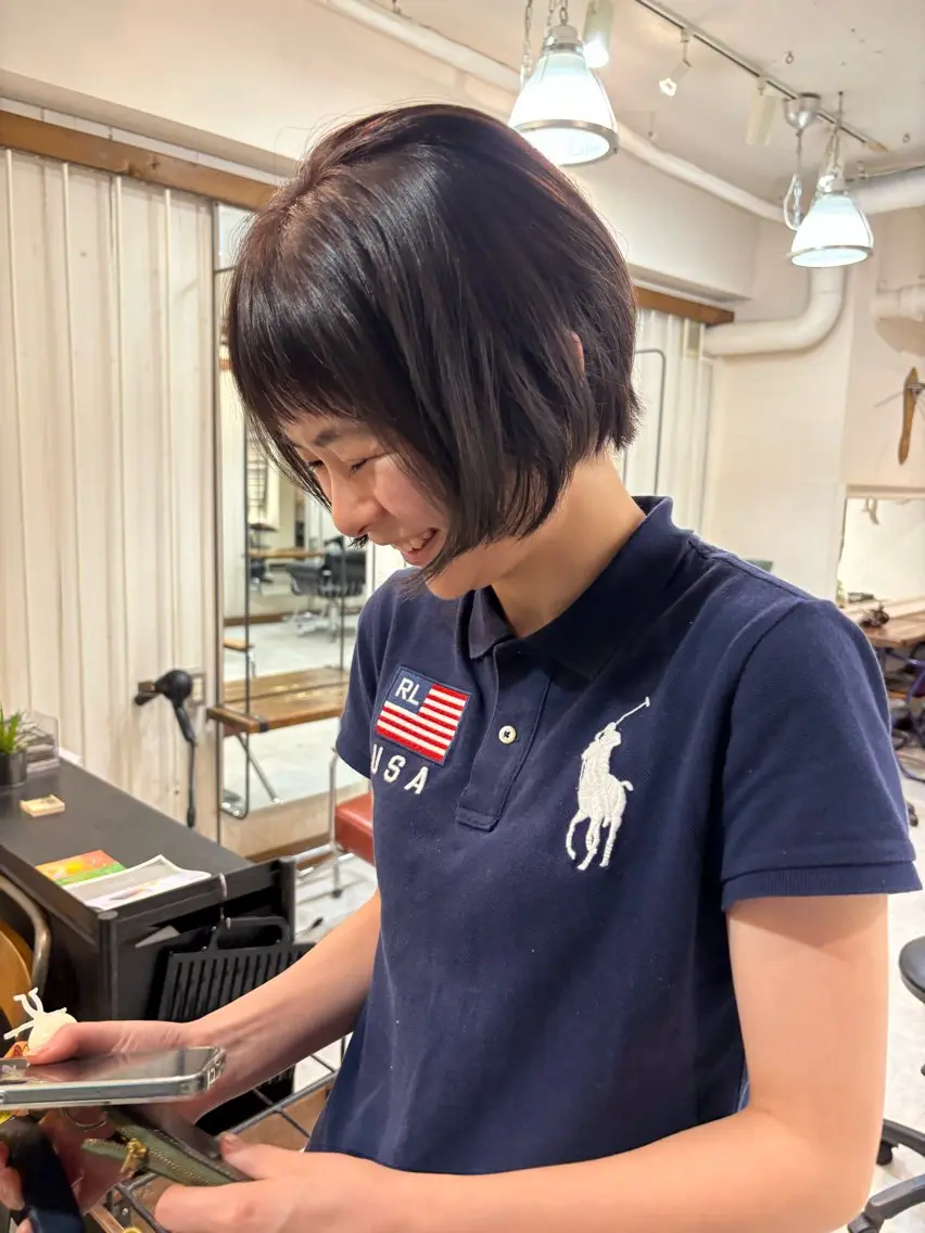 ショート 宇留間 涼香のヘアスタイル