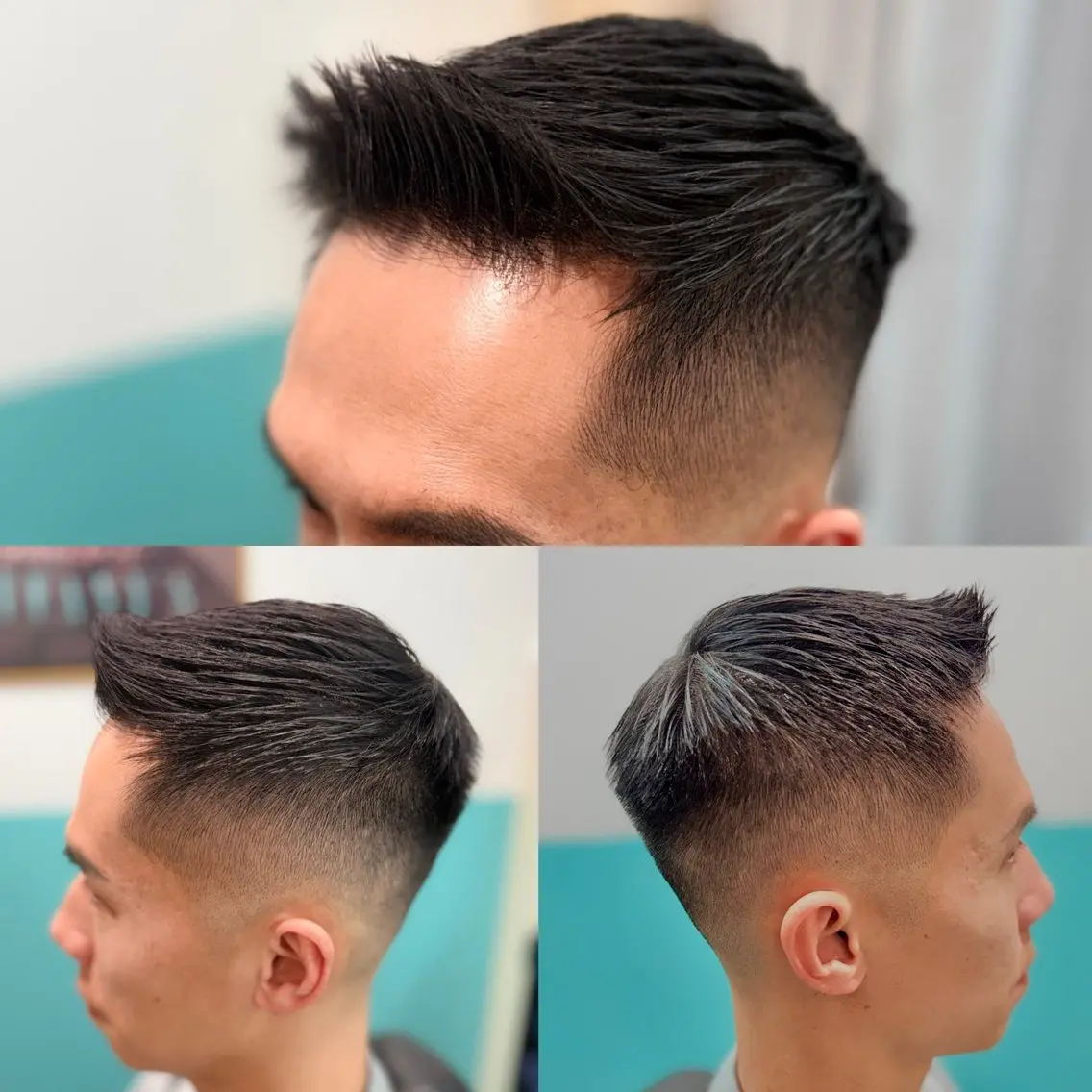 ✂︎カット+フェード+眉毛カット+シャンプー+セットの写真