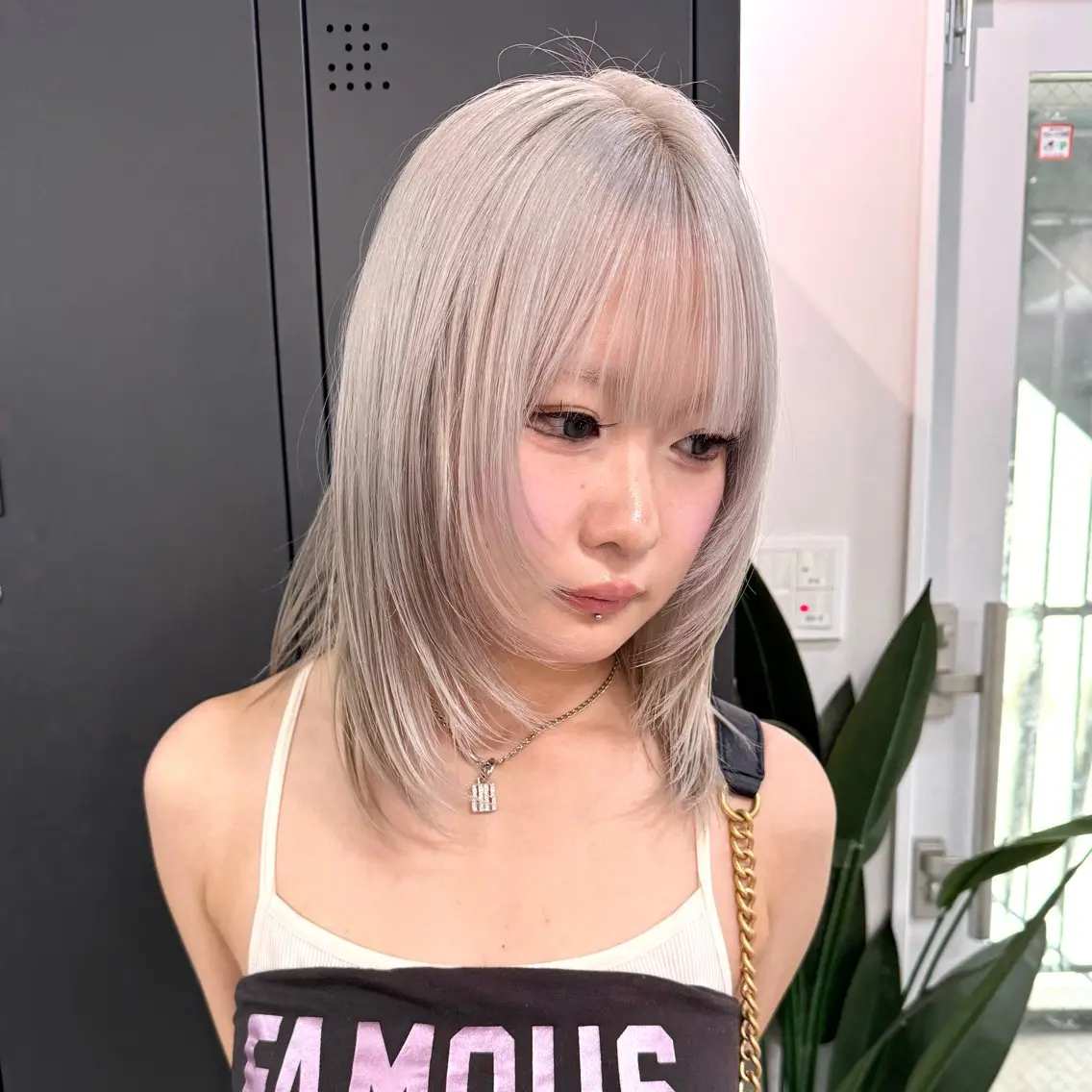 カラー ヘアカラー トリートメント ヘアセット レン🎨ブロンド/ピ ンク/ベージュ/渋谷のヘアスタイル