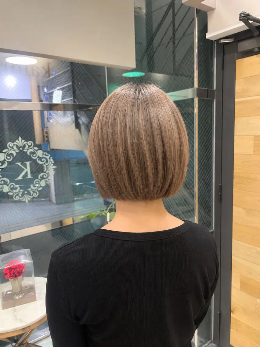 ショート ヘアカラー トリートメント 川村 夏のヘアスタイル
