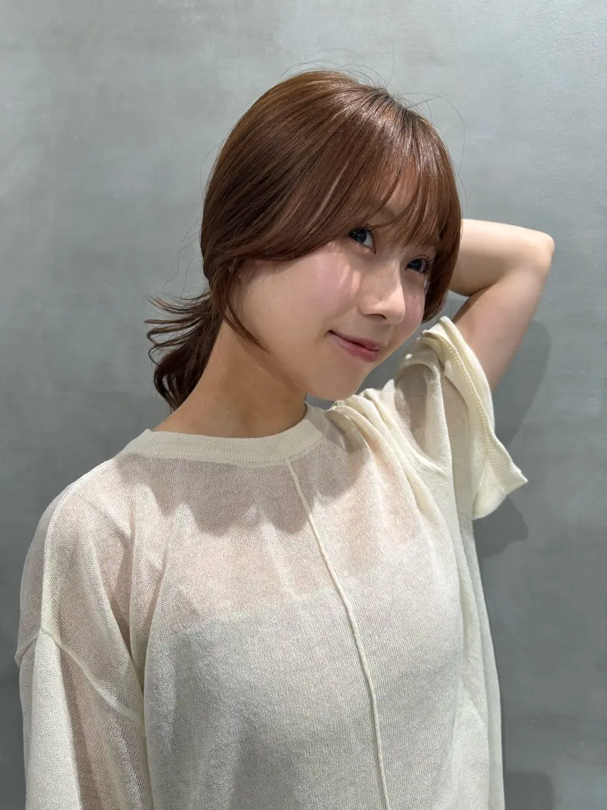 カラー ヘアカラー トリートメント Azu🩰/ 透明感 カラー🎀/アレンジのヘアスタイル