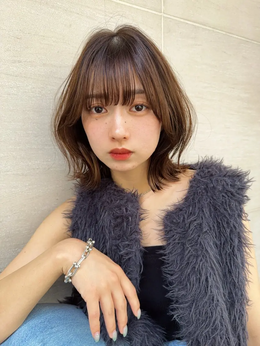 ショート カラー カット ヘアカラー トリートメント 縮毛矯正✨🫧 レイヤー川村利幸のヘアスタイル