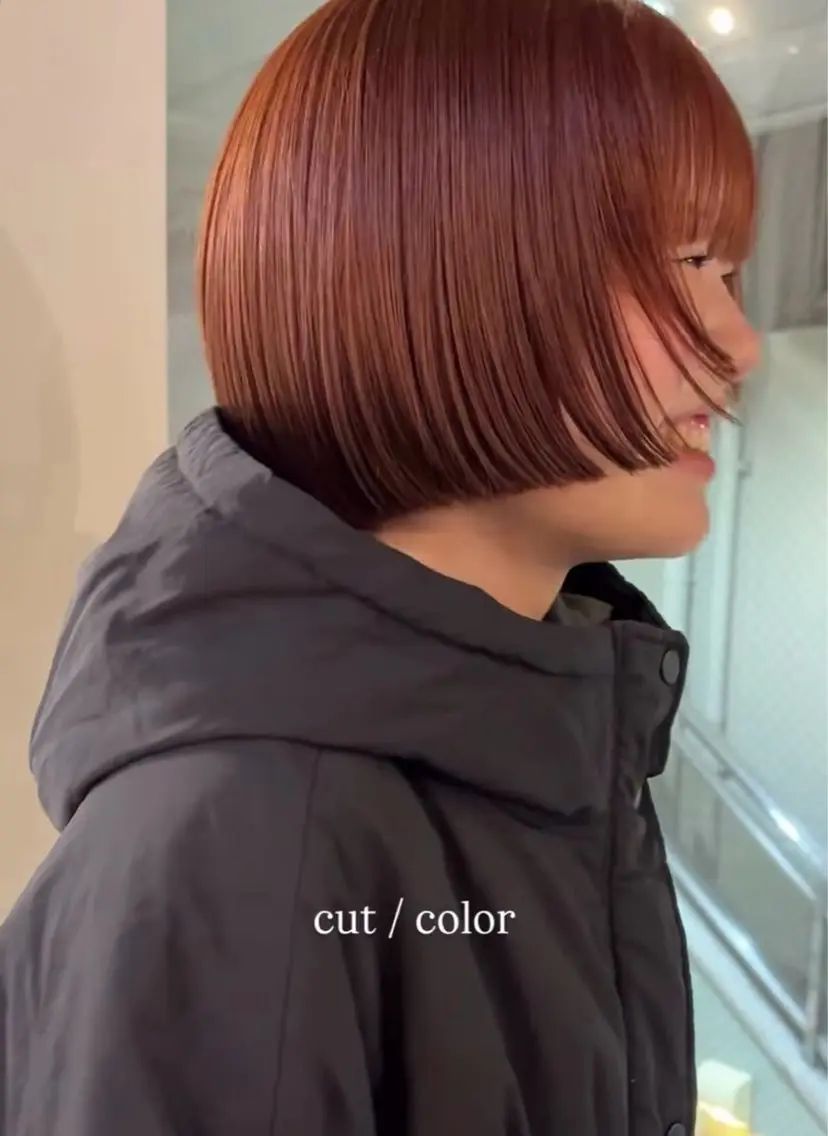 ミディアム カラー 名古屋美容院 cahoのヘアスタイル