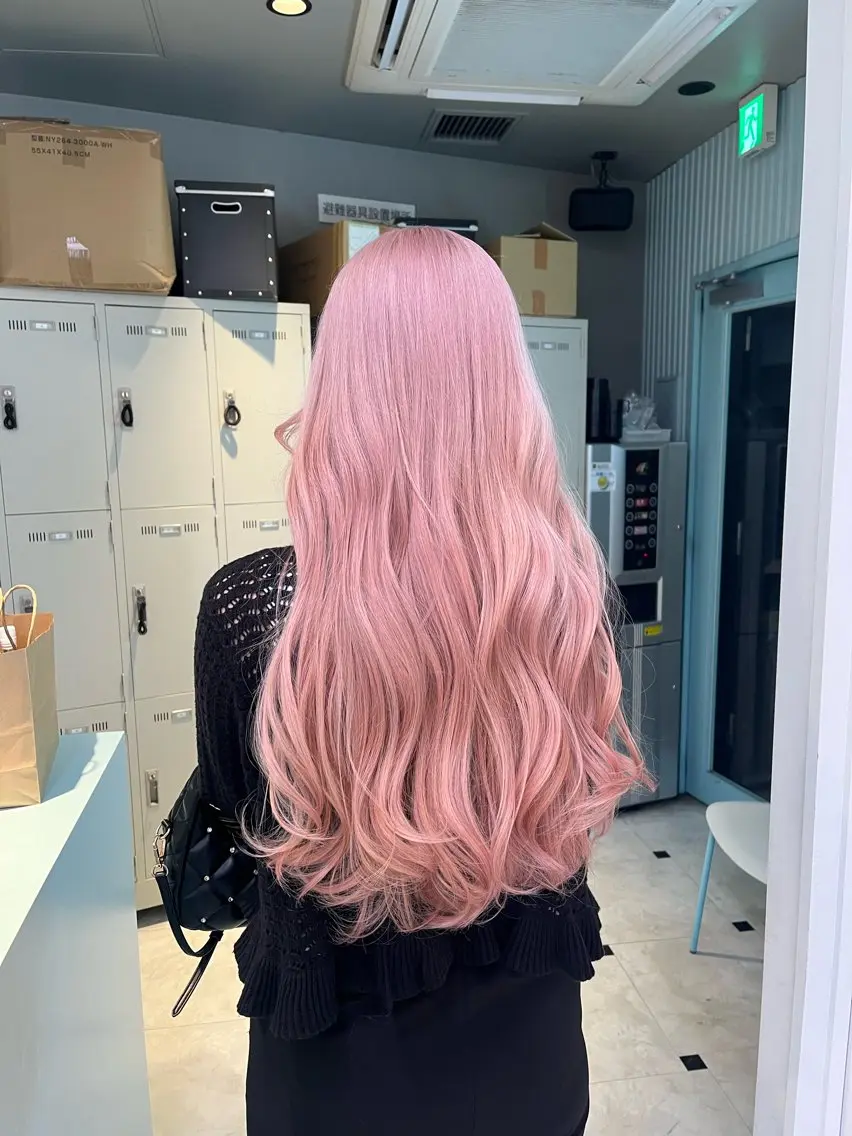 ロング カラー ヘアカラー トリートメント ブリーチカラー 🩵MIZUKIのヘアスタイル