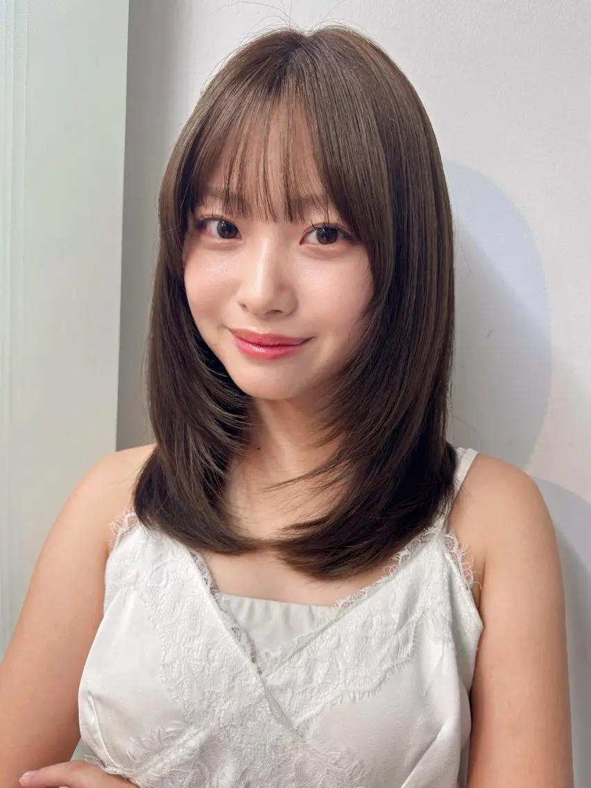 ミディアム カット ヘアカラー GARDEN今野佑哉 似合わせカット銀座のヘアスタイル
