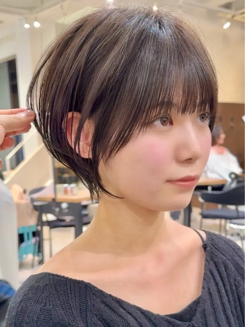 ショート カット 🎀韓国ボブ/ハイト ーン/まりん🎀のヘアスタイル