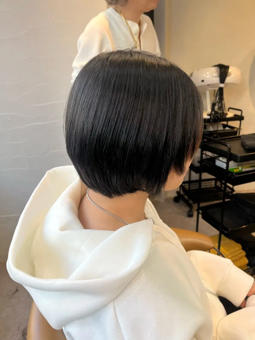 ショート ショートボブ ボブレイヤー ボブ レイヤーカット ショートヘア カット うしだ かおるのヘアスタイル