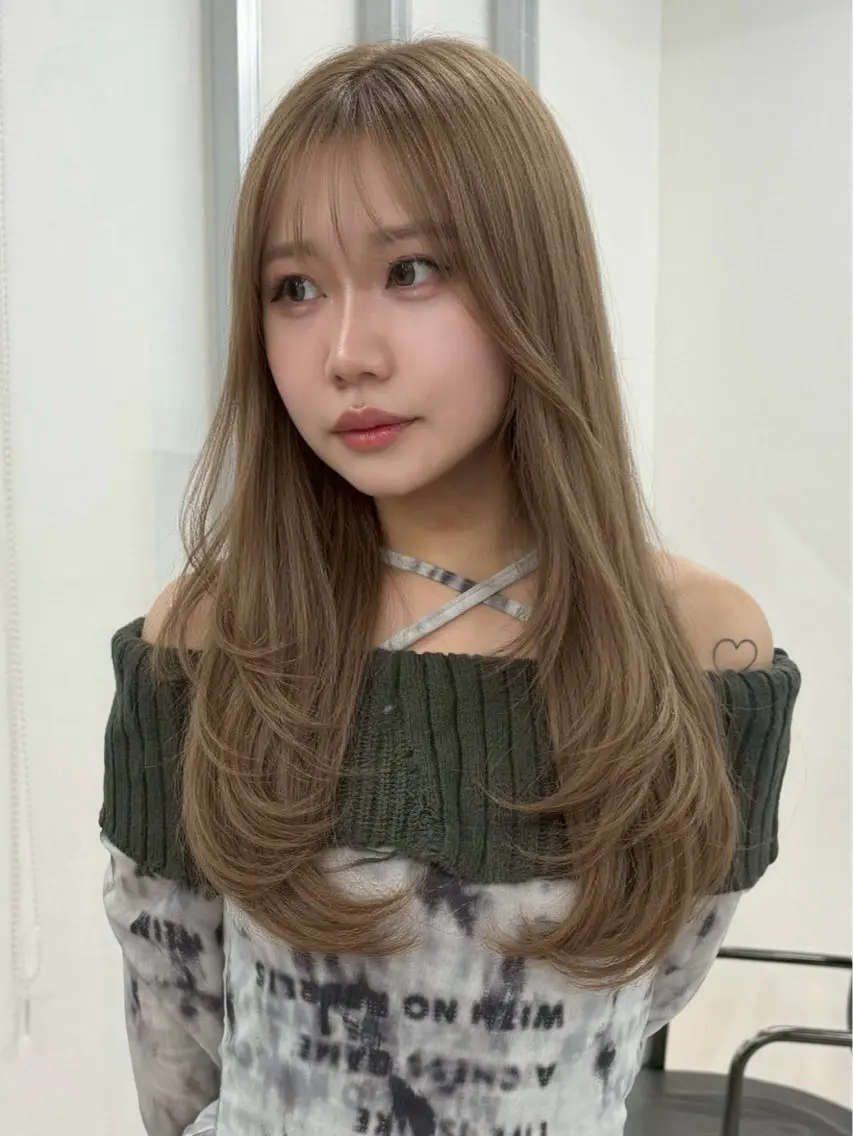 ロング ‎🤍髪質改善‎🤍 レイヤーカット‎🤍のヘアスタイル