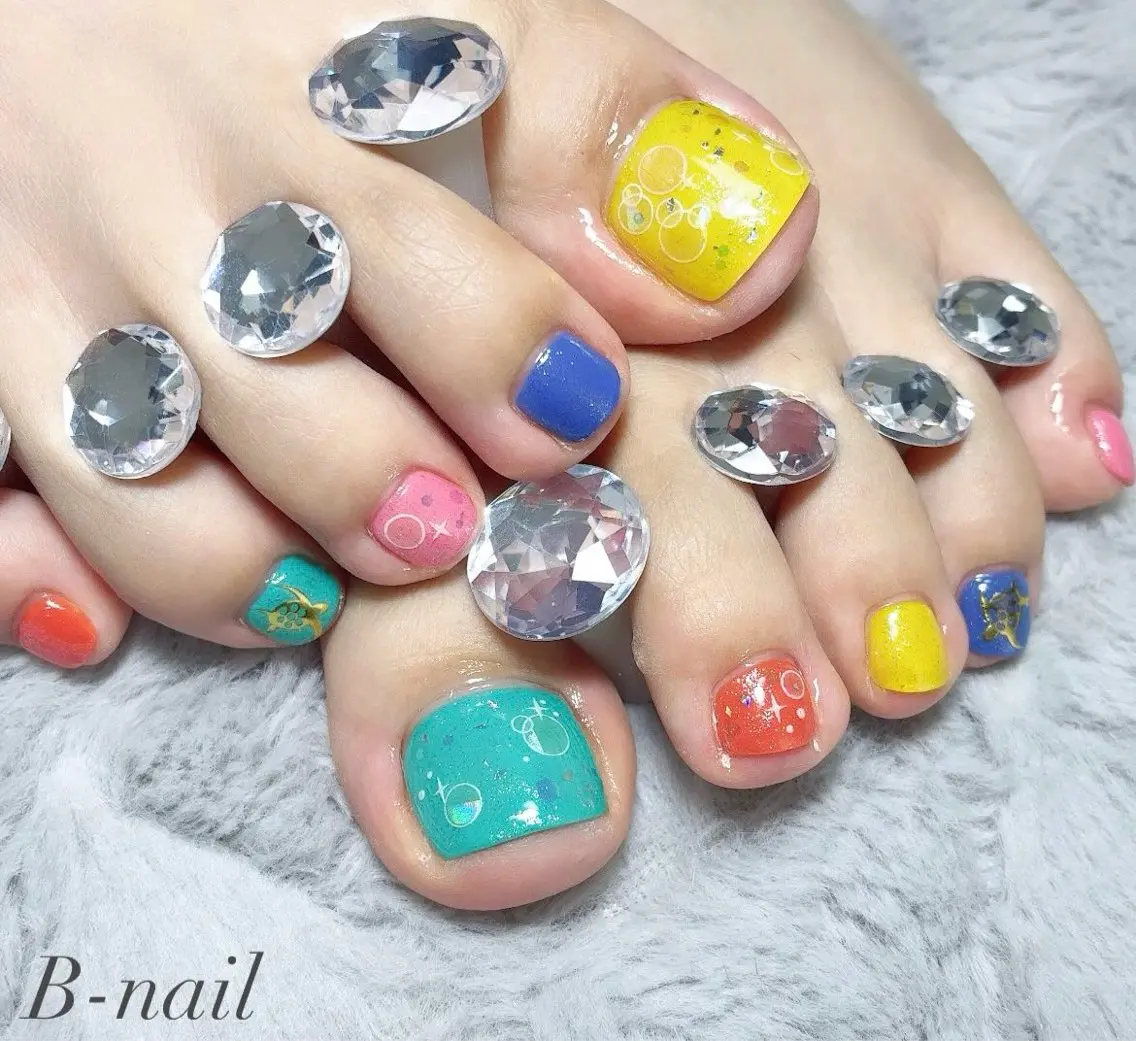 ネイル フットネイル B- nailのネイルデザイン
