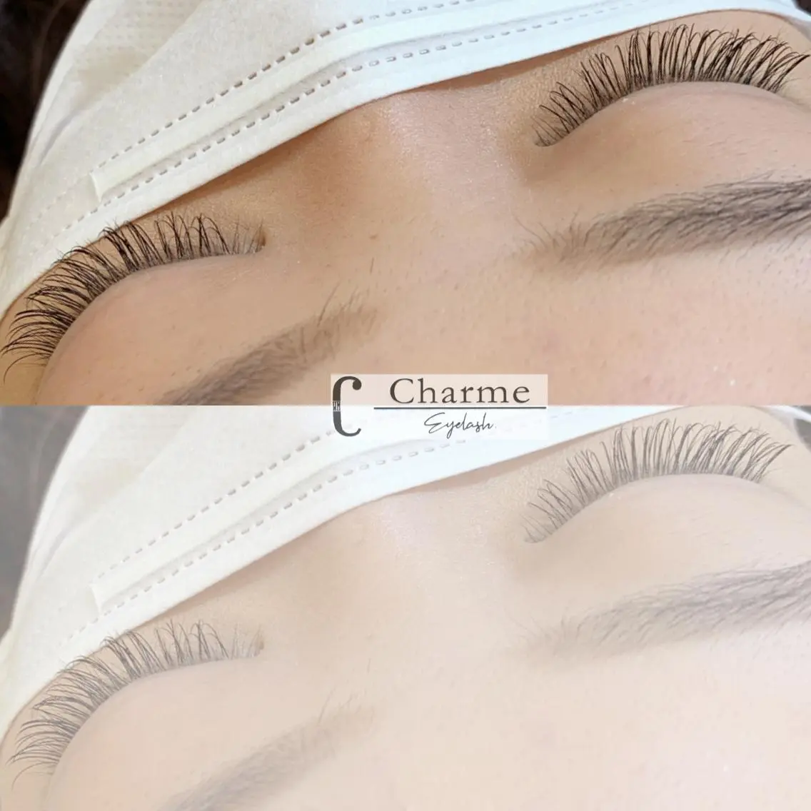 マツエク・マツパ フラットラッシュ 【Charme 】 シャルムのマツエク・マツパデザイン