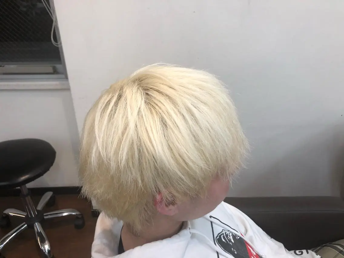 ショート カラー メンズ ヘアカラー トリートメント 🌸髪質改善🌸 Shuhei🗝♠のヘアスタイル