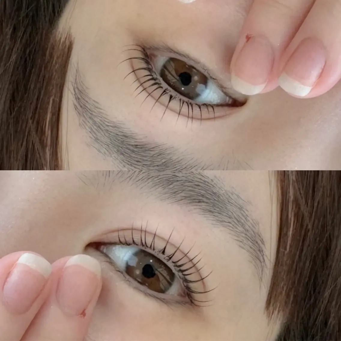 上下まつげパーマの写真