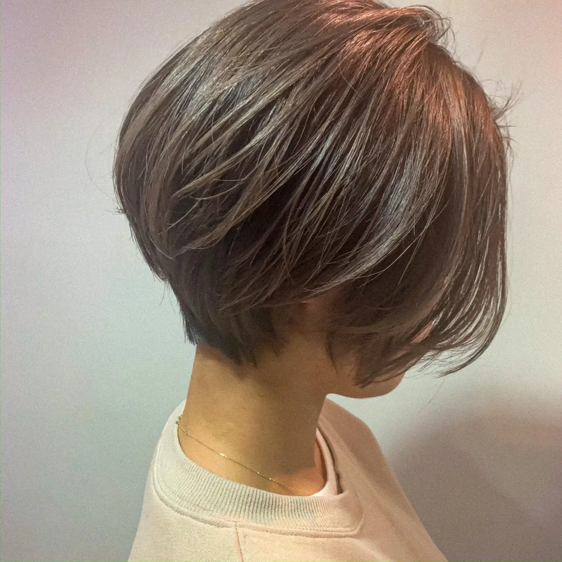 ショート カラー グレージュ ショートヘア ひらやま りょういちのヘアスタイル