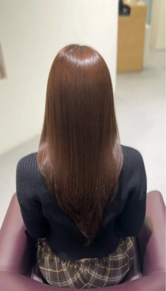 ロング カット トリートメント ️🫧透明感カラー& 髪質改善🎀いさきのヘアスタイル