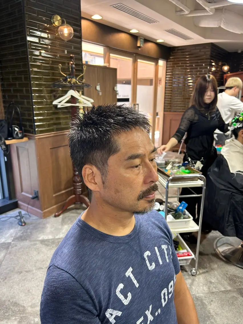 ショート メンズ 衛藤 星芭／カット無料天神のヘアスタイル