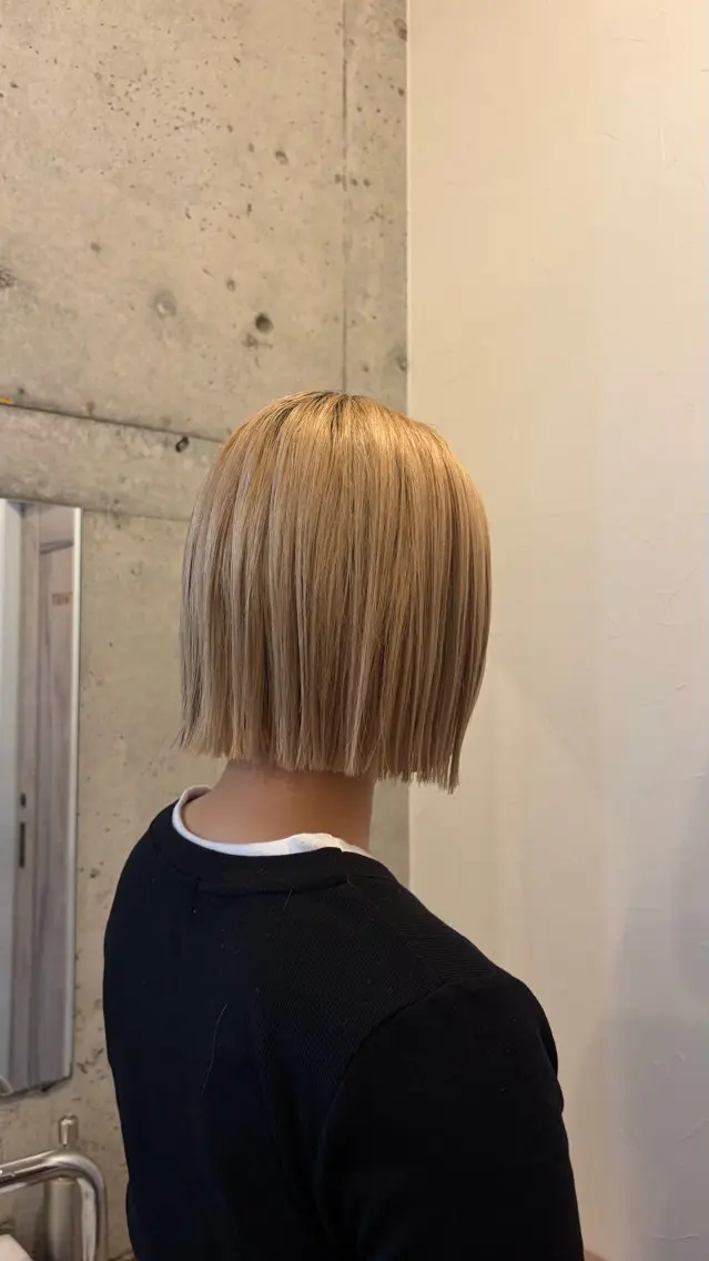 ショート カラー ヘアカラー 林 純玲のヘアスタイル