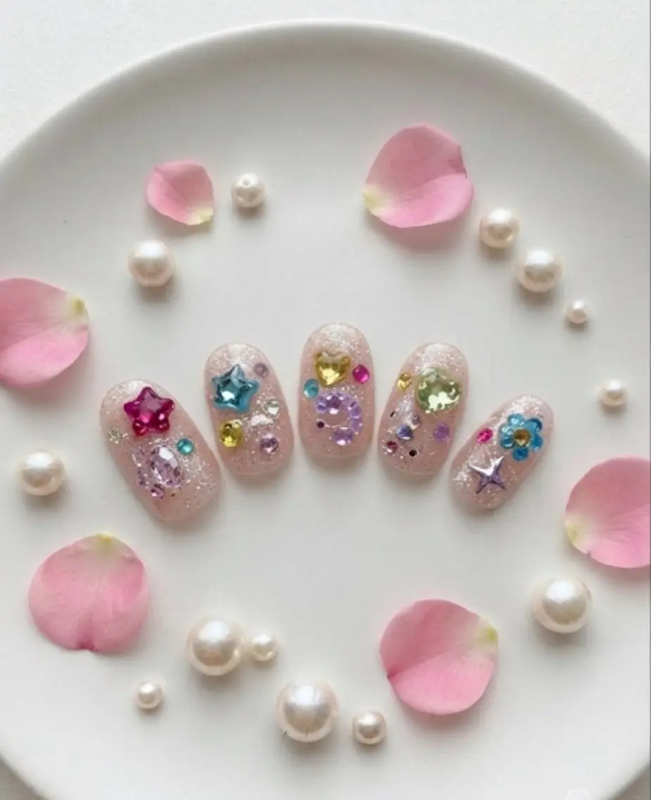 ネイル キラキラネイル ピンク ネイルチップ Michan Nailのその他イメージ