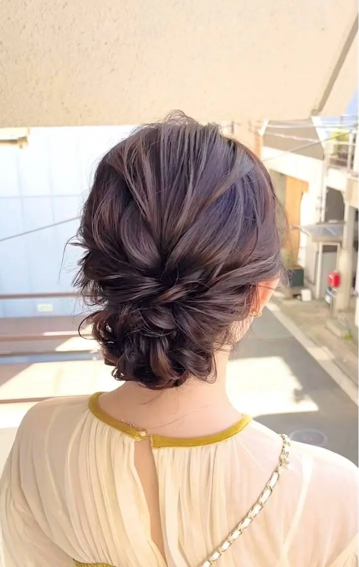 🦋ご新規様限定🉐結婚式、イベントに✨️ヘアセット🦋の写真
