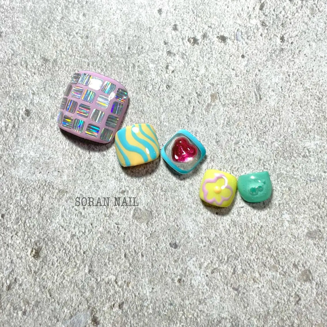 ネイル フットネイル soran nailのネイルデザイン