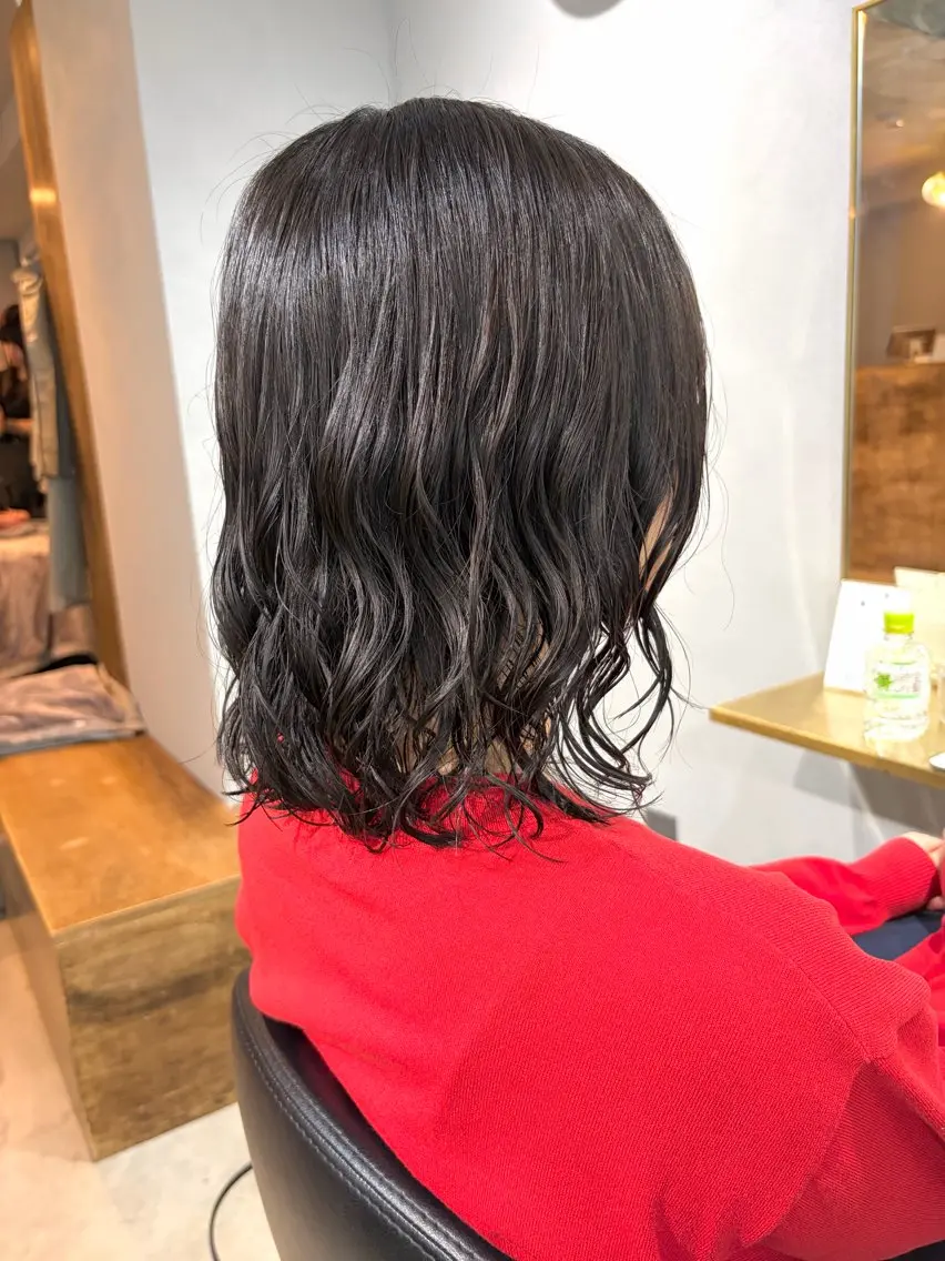カラー パーマ カット ヘアカラー パーマ 🎀持ちのいいパーマ 🎀mikihoのヘアスタイル