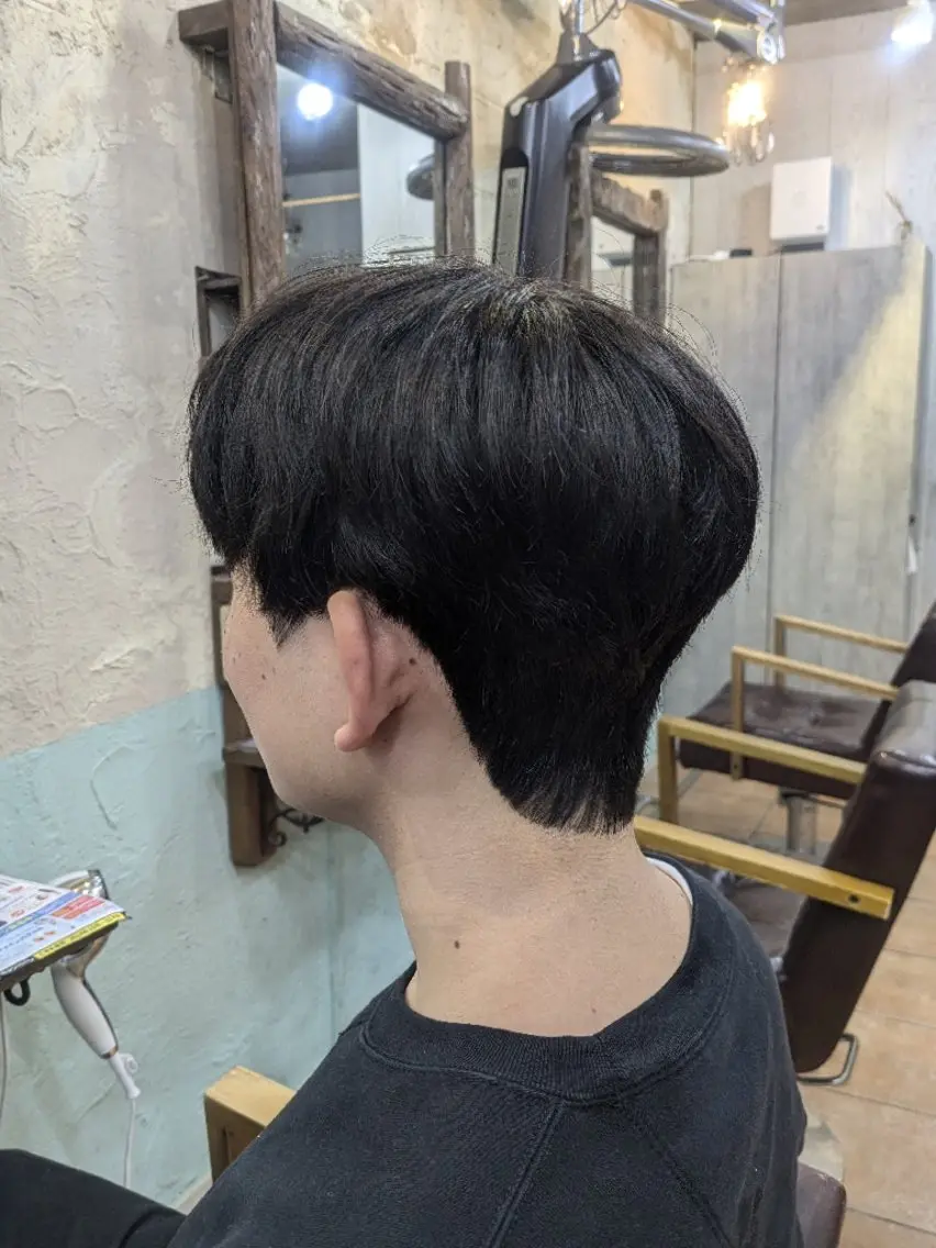 ショート パーマ メンズ ダウンパーマ メンズパーマ カット パーマ ボブパーマ/メンズ カワカミサトミ🐨のヘアスタイル