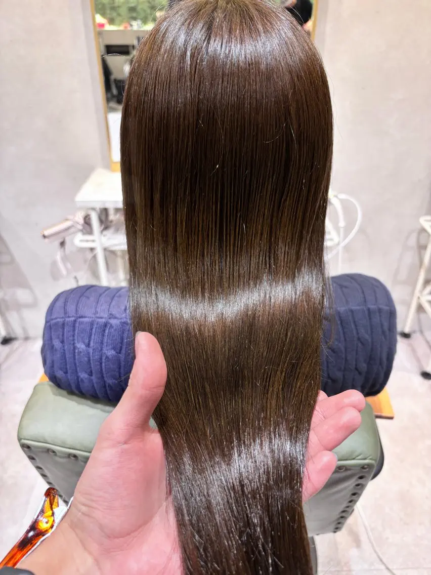 セミロング カラー 新宿カラー パーマのヘアスタイル
