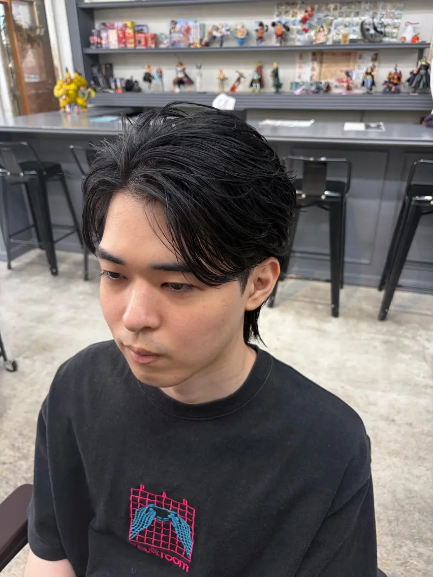 ショート メンズ カット ヘアセット HANGOUT/だん 短髪指名No.1のヘアスタイル