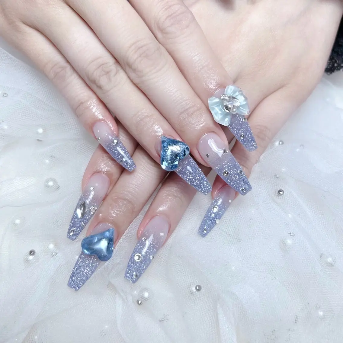 ネイル ハンドネイル M🌷nail 長さだし専門店のネイルデザイン