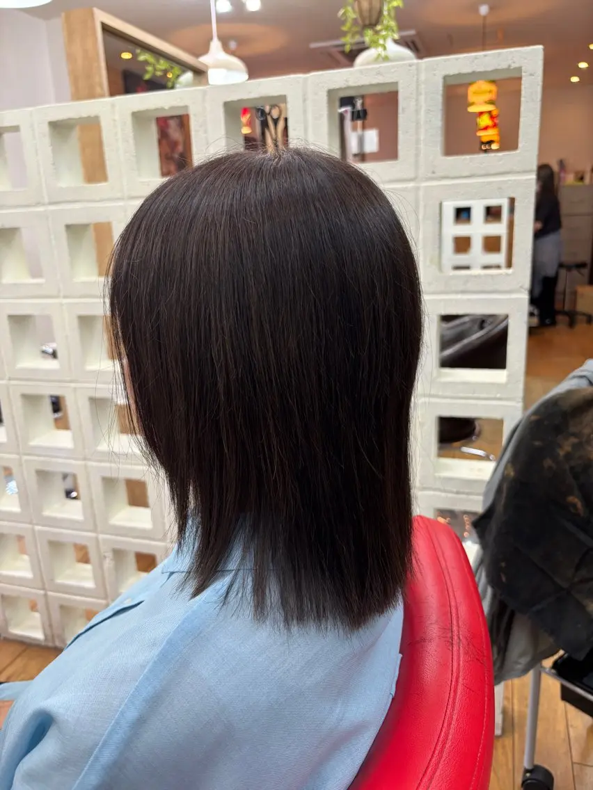 ミディアム 伊藤 育子のヘアスタイル