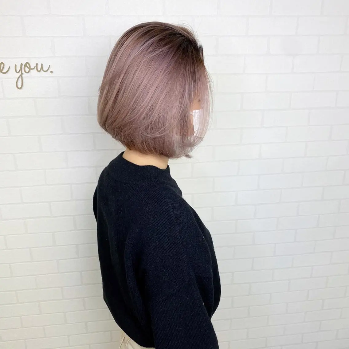 ショート カラー 透明感カラー カット ヘアカラー トリートメント en Siena エンシエナのヘアスタイル