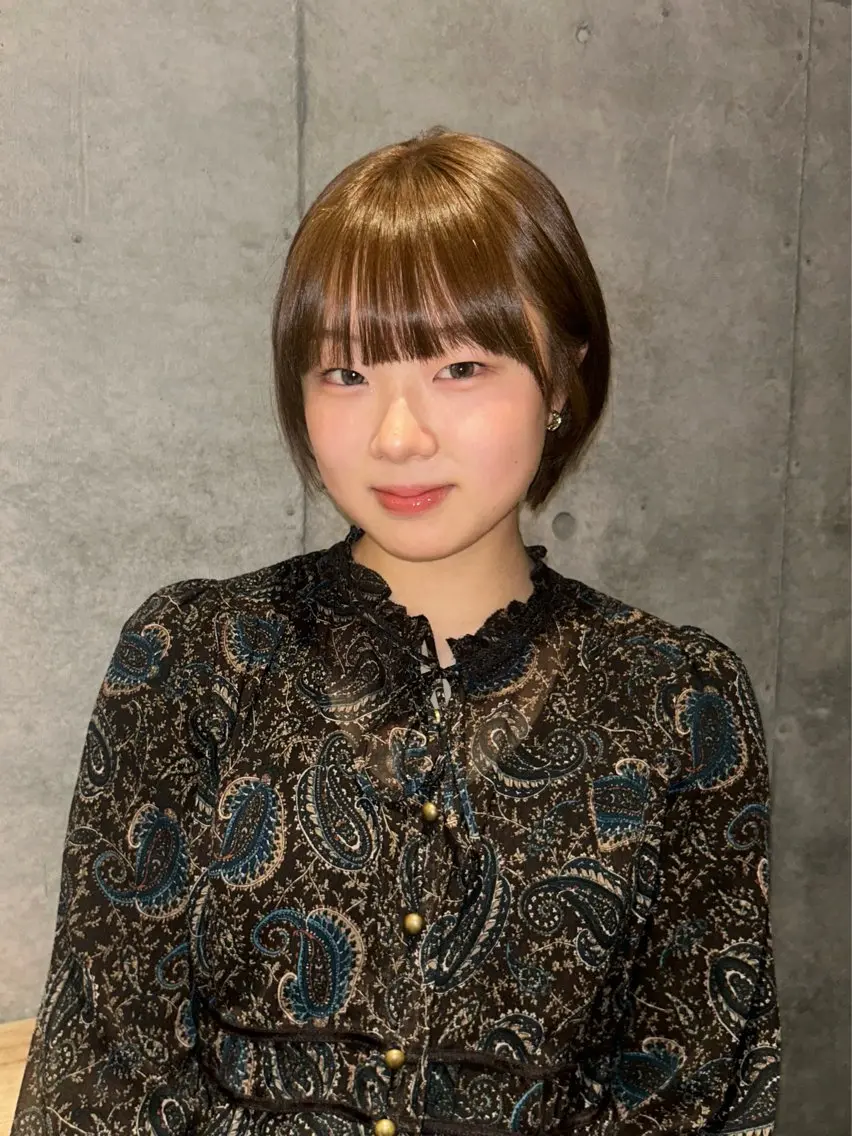 [土日祝限定]ブリーチなしダブルカラー+treatmentの写真