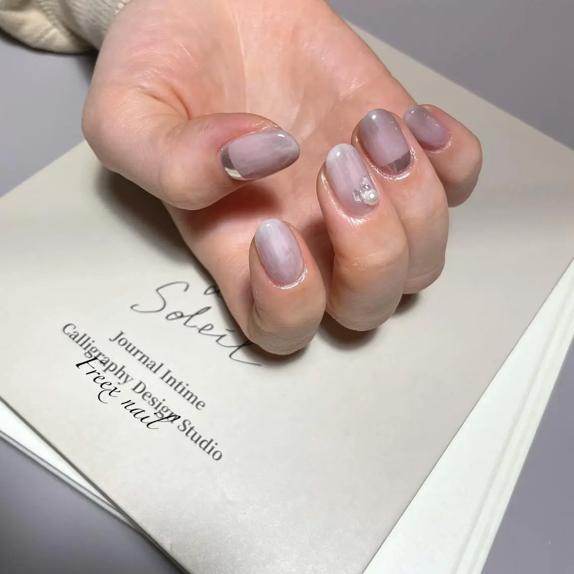 ネイル シンプルネイル ハンドネイル ハンドケア freex nail /ニュアンス/個性派のネイルデザイン