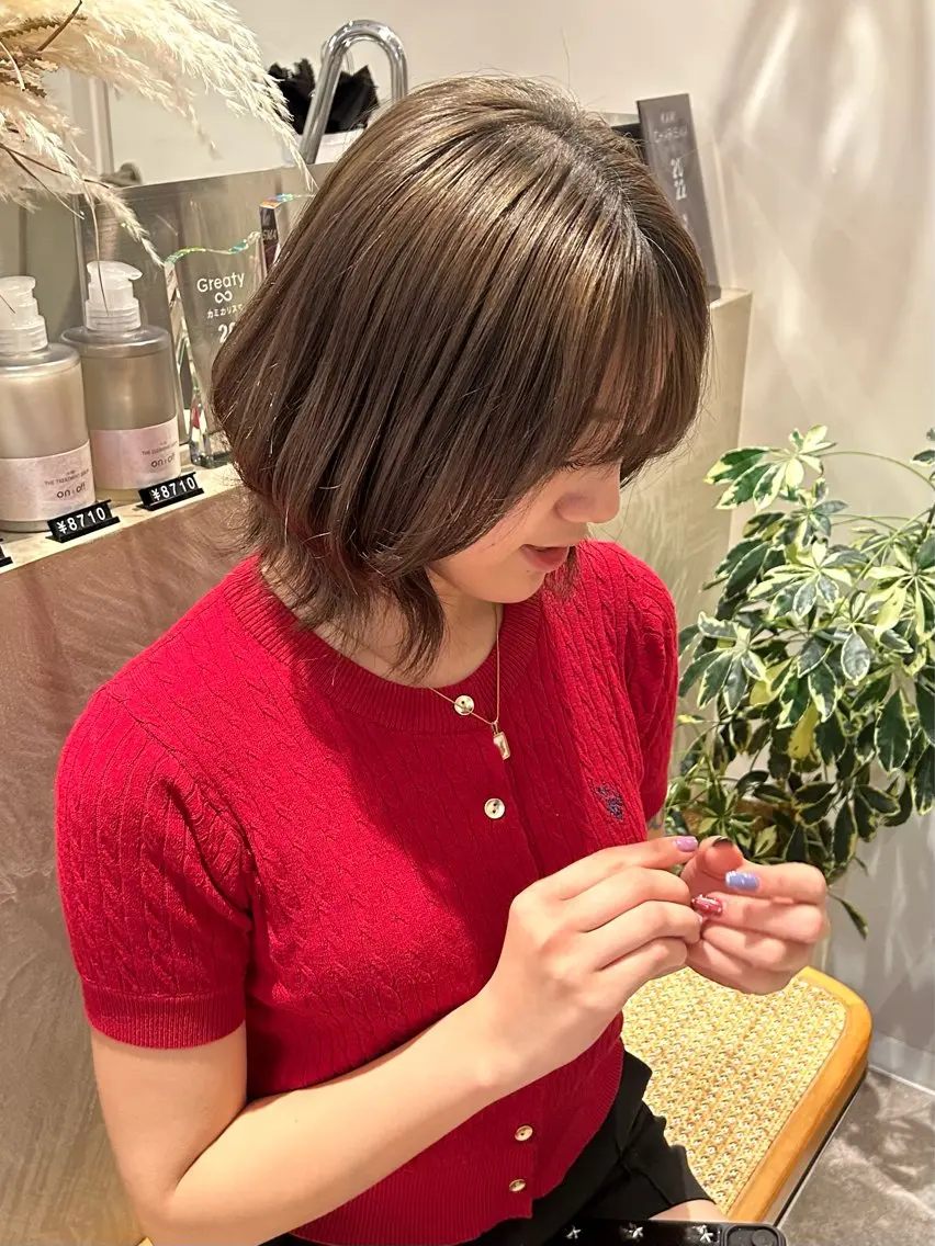 カラー 艶カラー🥣🫧 ZACC銀座/はるかのヘアスタイル