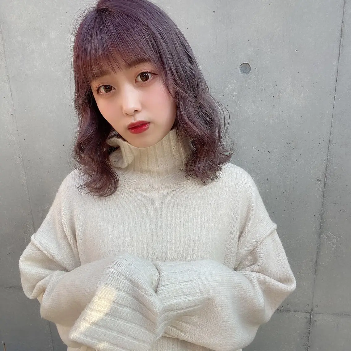 ミディアム カラー TELA HAIR 石岡♡aikaのヘアスタイル