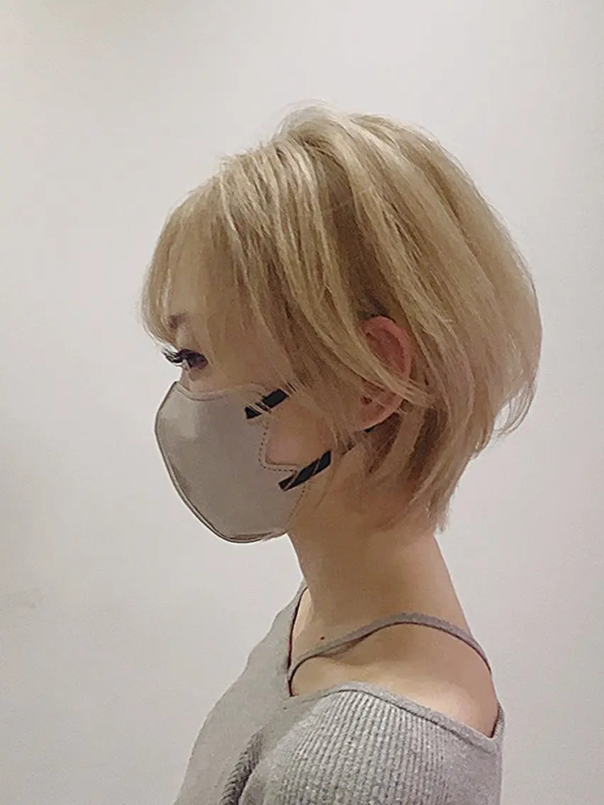 ショート カラー 丸みショート ショートヘア 小顔カット 🎖大人ショート🎖 河越守のヘアスタイル