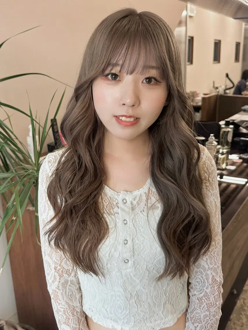 ロング カラー ヘアカラー トリートメント 🐏nao /レイヤーカット🐏のヘアスタイル