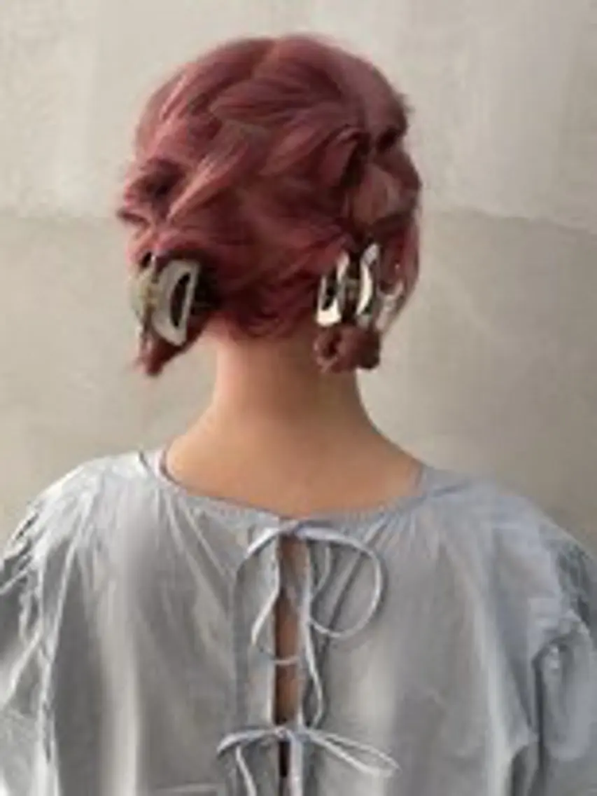 ミディアム 天王寺 hinataのヘアスタイル