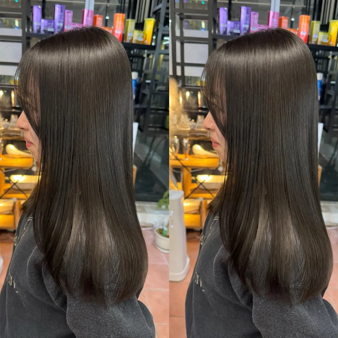 ロング パーマ 縮毛矯正 美髪透明感🫧三澤 廉 M.SLASHのヘアスタイル