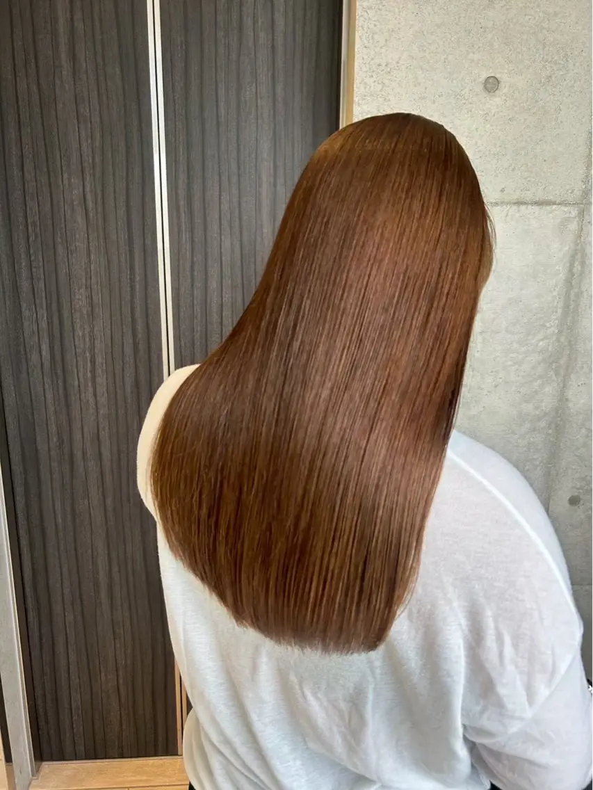 ロング トリートメント ヘアカラー day＆night はるかのヘアスタイル