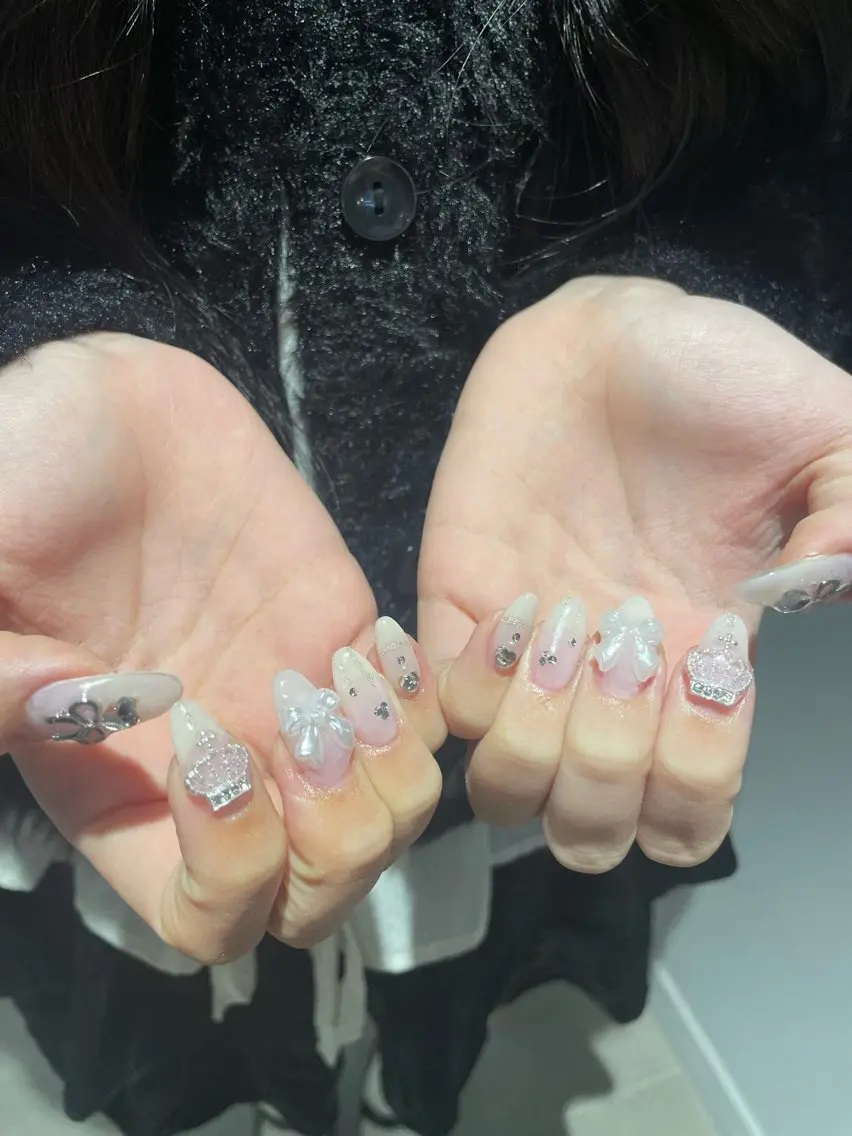 ネイル ハンドネイル HOSHI ⭐️辻堂 /藤沢ガーリーネイルのネイルデザイン