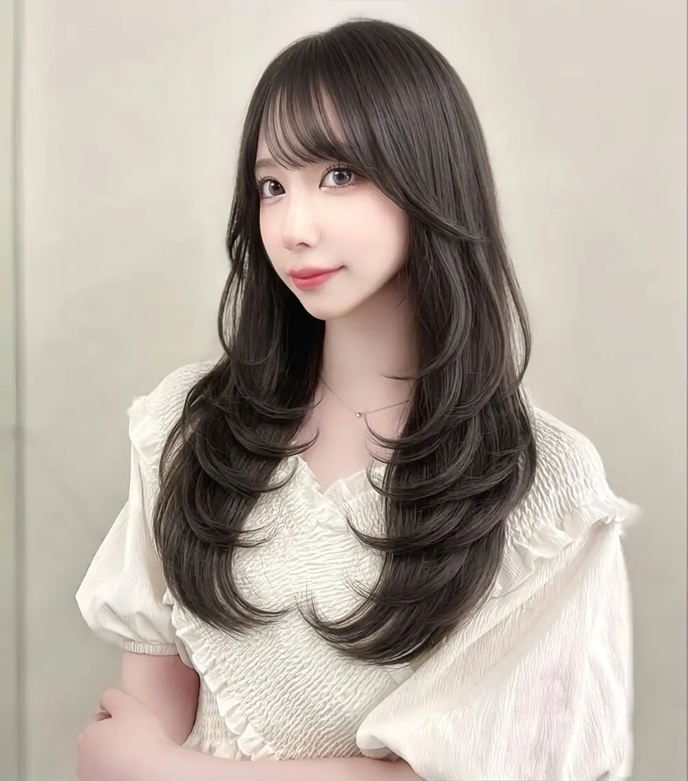 ［ブリーチ無し⭐︎］透明感Wカラー＋1stepトリートメントの写真