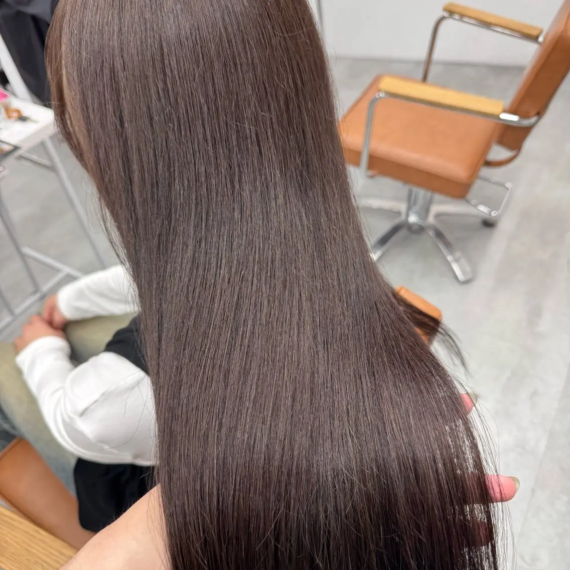 ロング カラー ヘアアレンジ ヘアカラー ブリーチなしカラー /新百合ヶ丘/安形翔のヘアスタイル