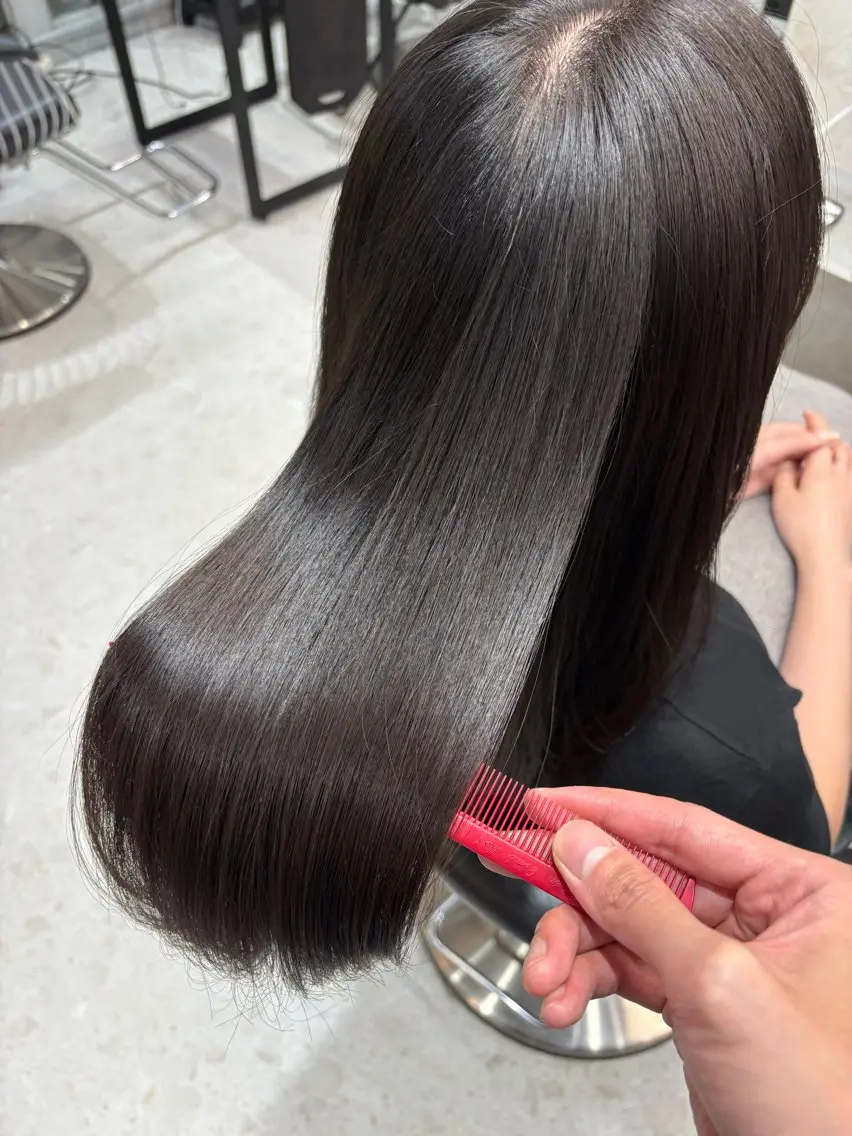 ロング カラー 髪質改善 トリートメント ヘアカラー トリートメント レイヤー×髪質改善✨ 渋谷/佐藤侑哉のヘアスタイル
