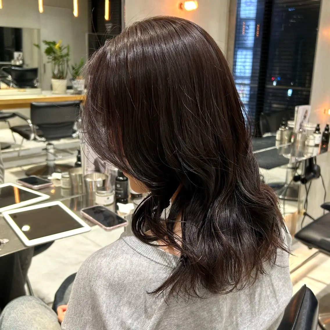 カラー カット ヘアカラー サラ艶/韓国ヘア ︎🌟璃奈 (リナ)のヘアスタイル