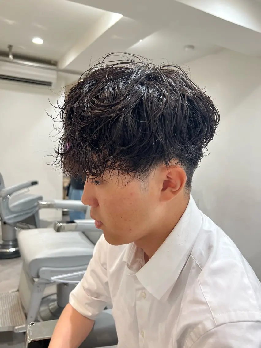 パーマ メンズ メンズパーマ カット パーマ Men's NAM 八角のヘアスタイル