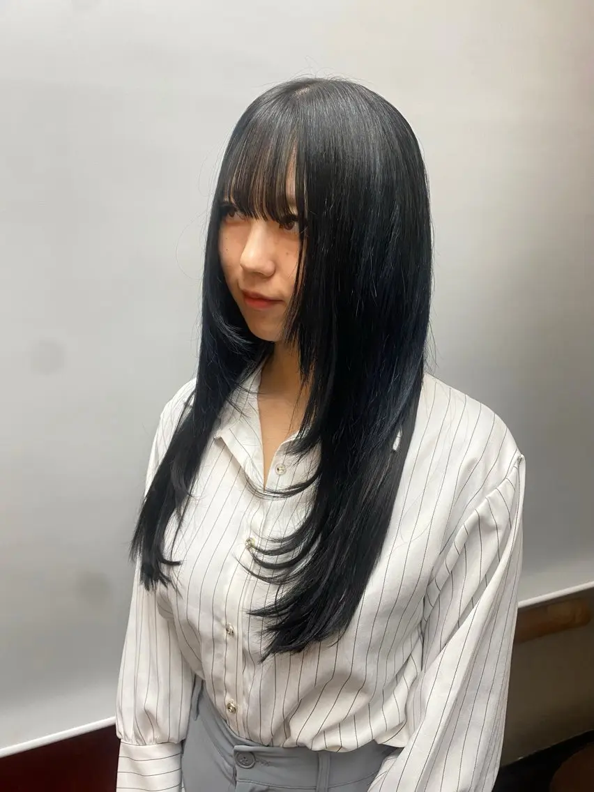 ロング エクステ 寺島 希乃佳のヘアスタイル