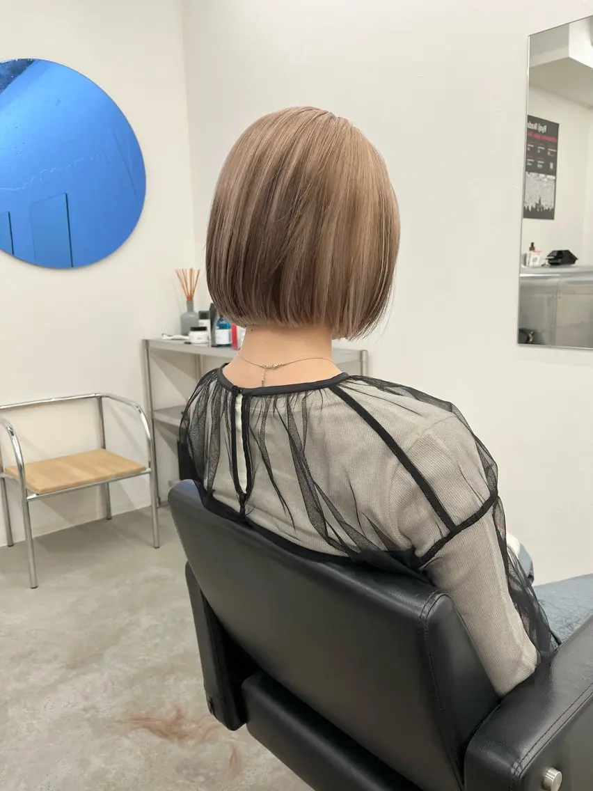 ショート カラー ヘアカラー KEPKA ヤマグチ 天神 今泉のヘアスタイル