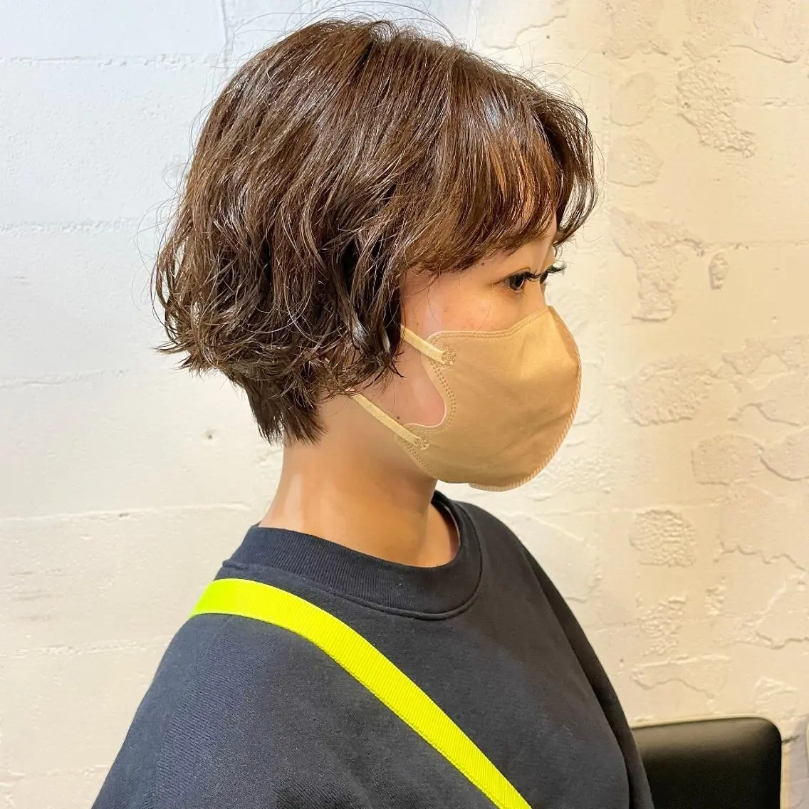 ショート パーマ カット パーマ トリートメント em HAIR 🌿下北沢のヘアスタイル