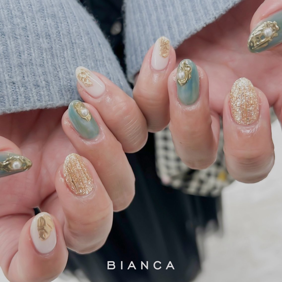 ネイル ハンドネイル Bianca武蔵浦和 ❤︎ aikawaのネイルデザイン