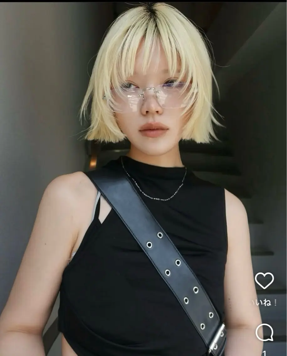 ショート ボブ カットモデル ヨネダのヘアスタイル